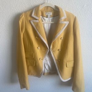 The Loft Canary Yellow Blazer SZ 6 PREOWNED